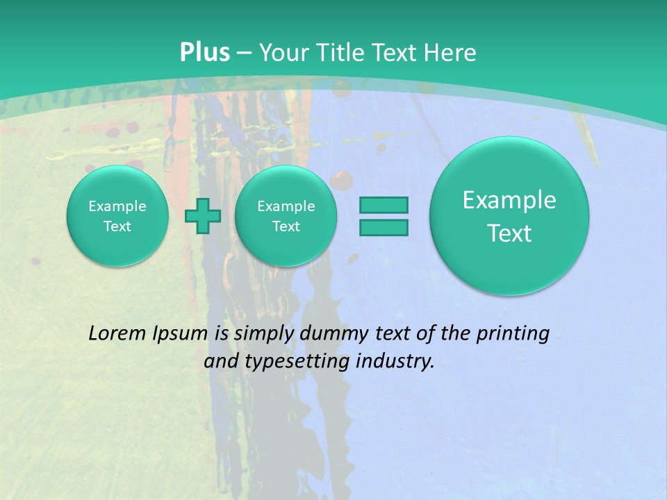 Standing Peaceful Pensioner PowerPoint Template