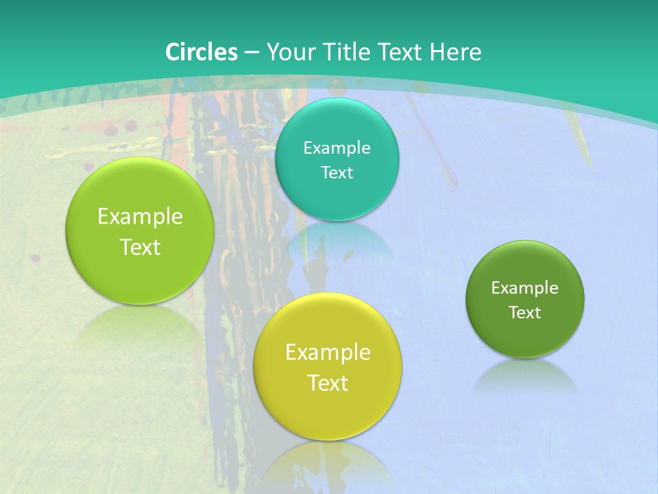 Standing Peaceful Pensioner PowerPoint Template