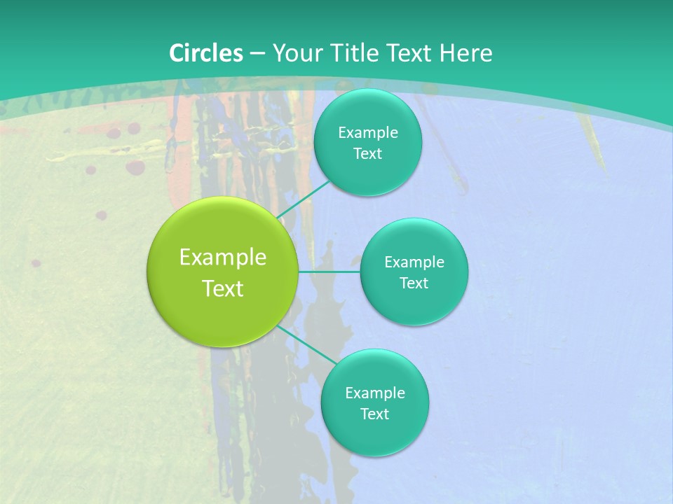 Standing Peaceful Pensioner PowerPoint Template