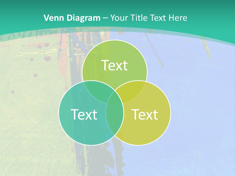 Standing Peaceful Pensioner PowerPoint Template