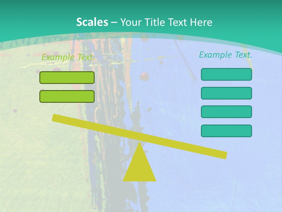 Standing Peaceful Pensioner PowerPoint Template