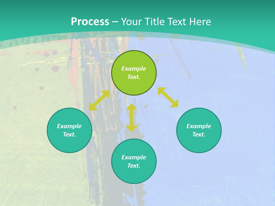 Standing Peaceful Pensioner PowerPoint Template