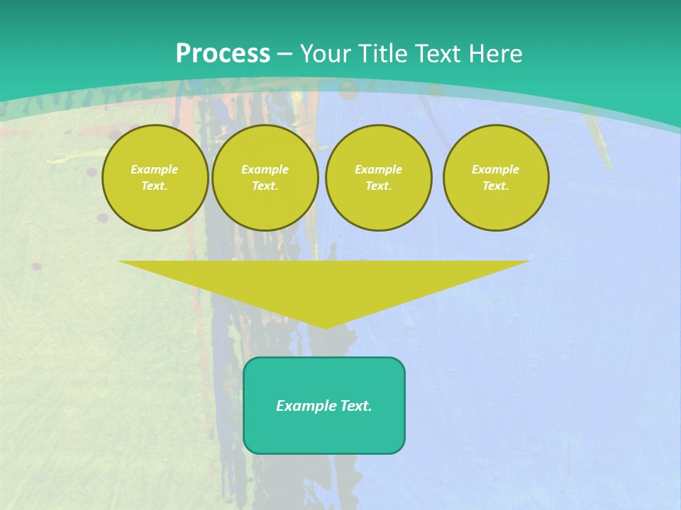 Standing Peaceful Pensioner PowerPoint Template