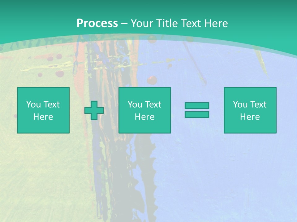 Standing Peaceful Pensioner PowerPoint Template
