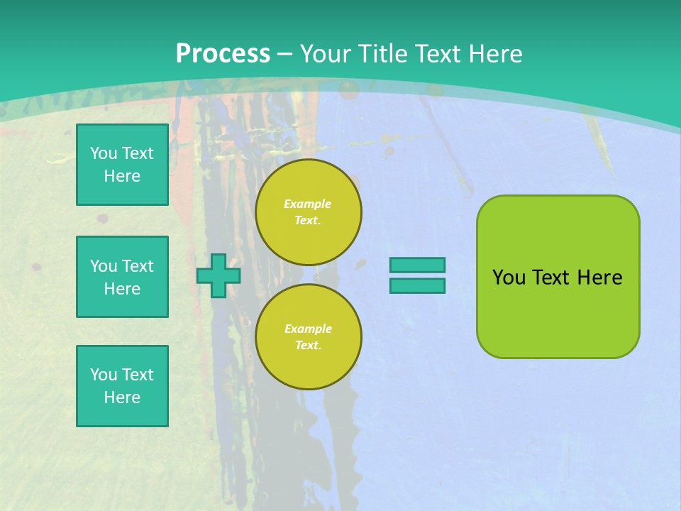 Standing Peaceful Pensioner PowerPoint Template