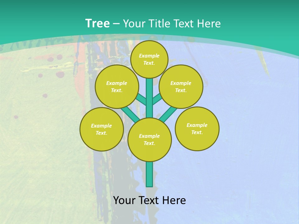 Standing Peaceful Pensioner PowerPoint Template