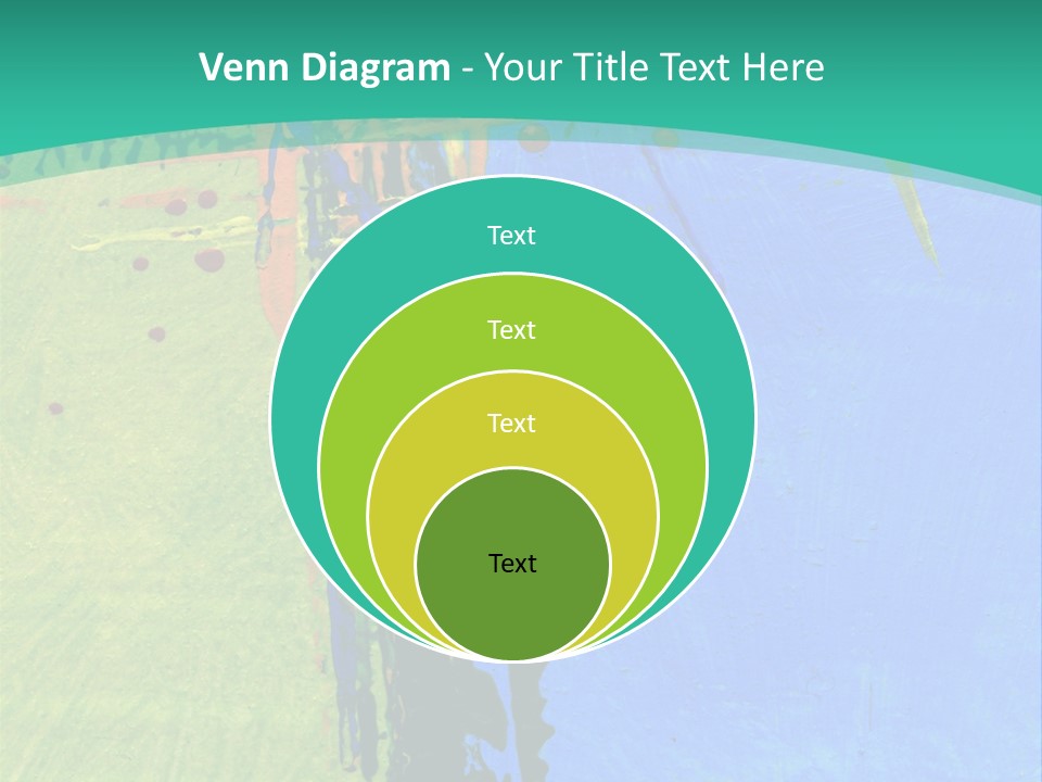 Standing Peaceful Pensioner PowerPoint Template