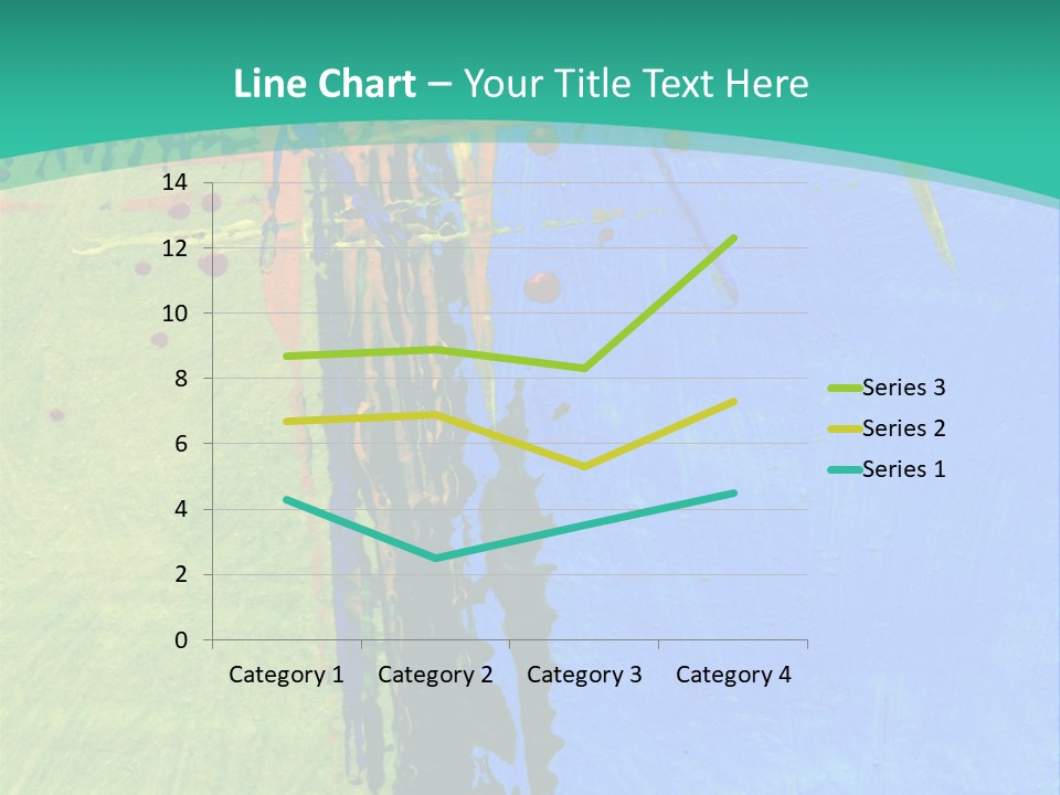 Standing Peaceful Pensioner PowerPoint Template