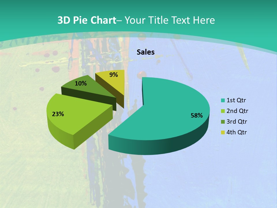 Standing Peaceful Pensioner PowerPoint Template