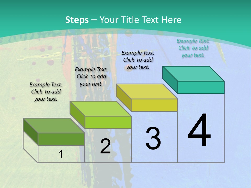Standing Peaceful Pensioner PowerPoint Template
