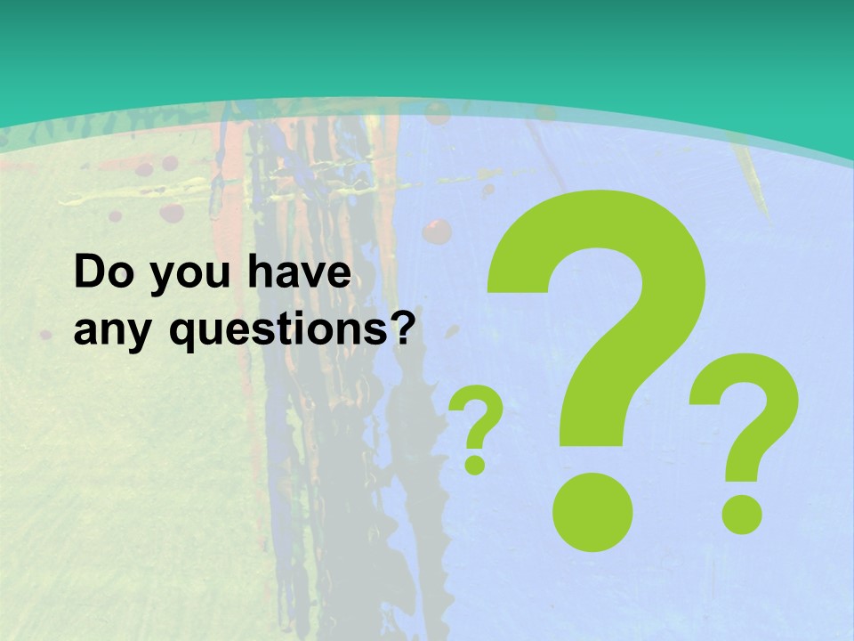 Standing Peaceful Pensioner PowerPoint Template