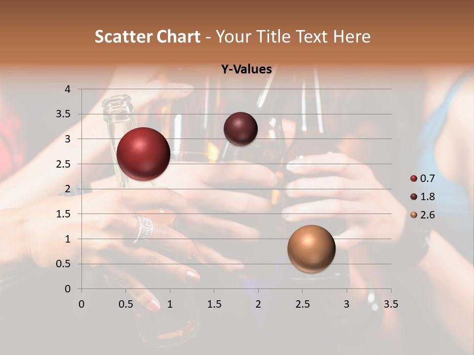 Standing Caucasian Daughter PowerPoint Template