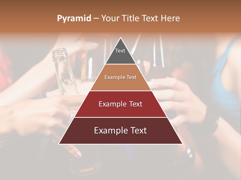 Standing Caucasian Daughter PowerPoint Template