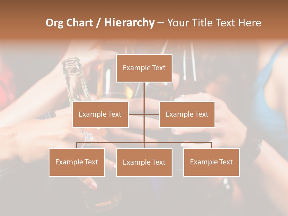 Standing Caucasian Daughter PowerPoint Template