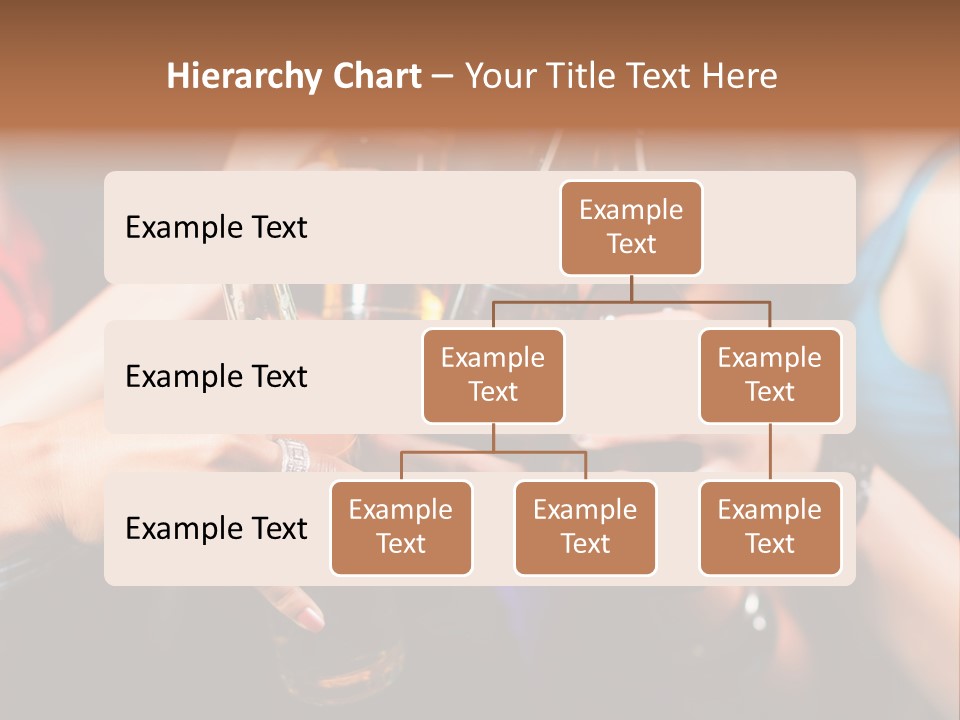 Standing Caucasian Daughter PowerPoint Template