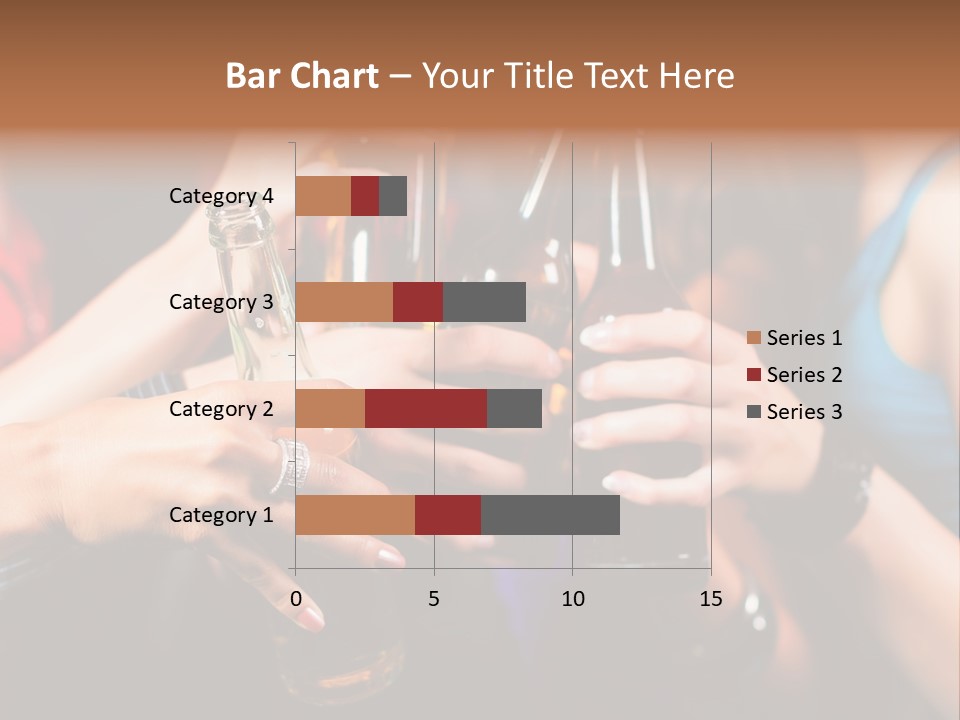 Standing Caucasian Daughter PowerPoint Template