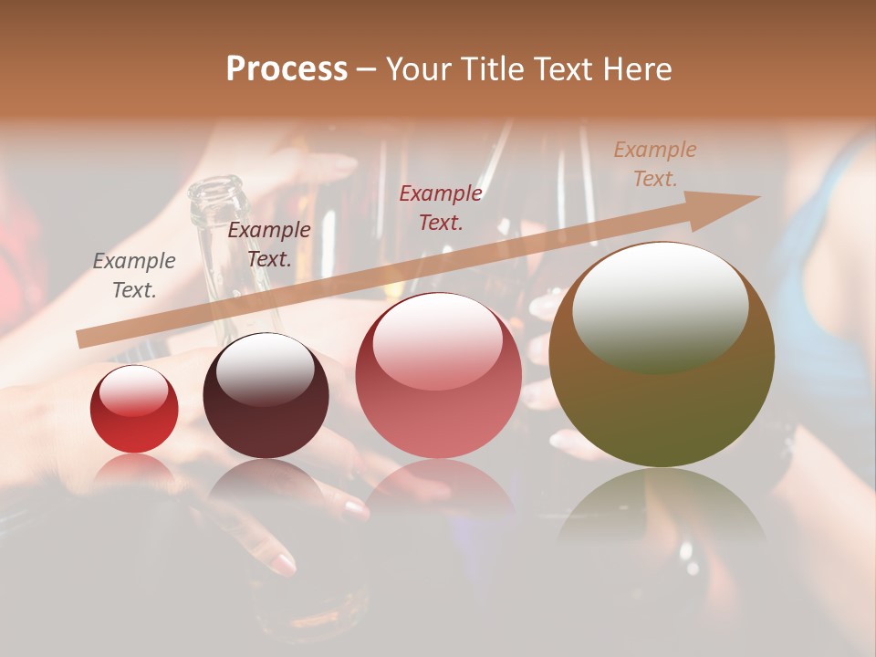 Standing Caucasian Daughter PowerPoint Template