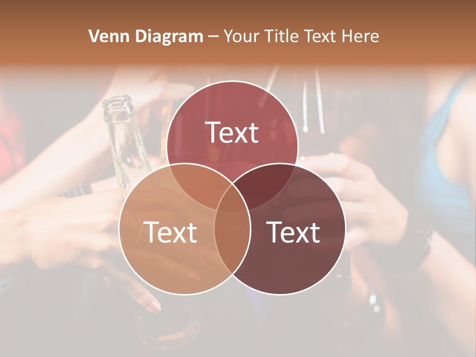 Standing Caucasian Daughter PowerPoint Template