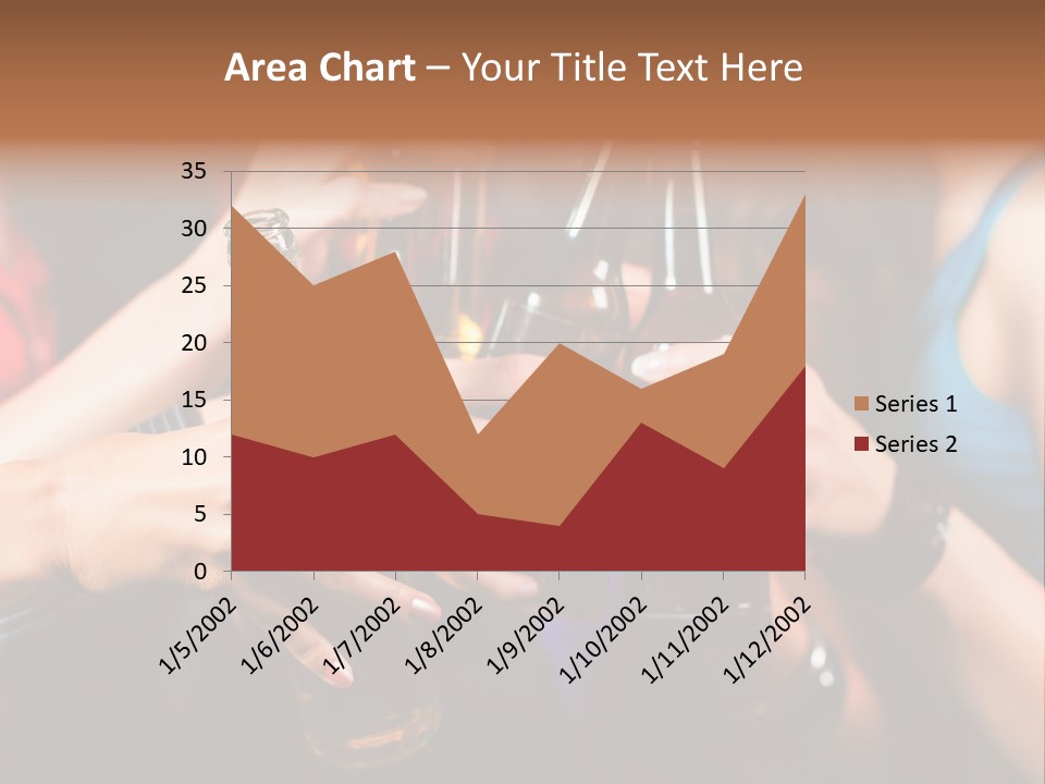 Standing Caucasian Daughter PowerPoint Template