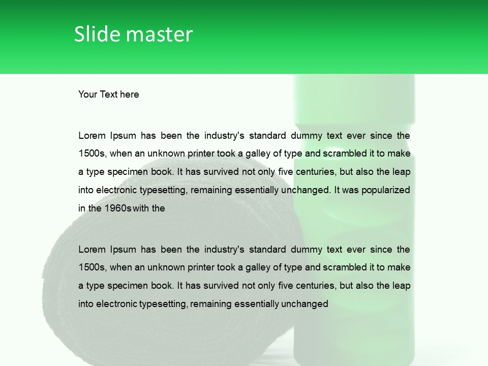 Wave Mother Pensioner PowerPoint Template