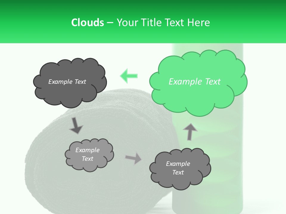 Wave Mother Pensioner PowerPoint Template