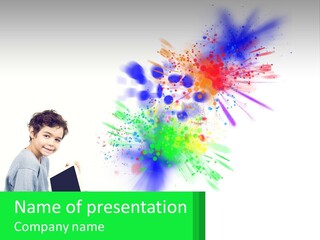 Calm Older Family PowerPoint Template