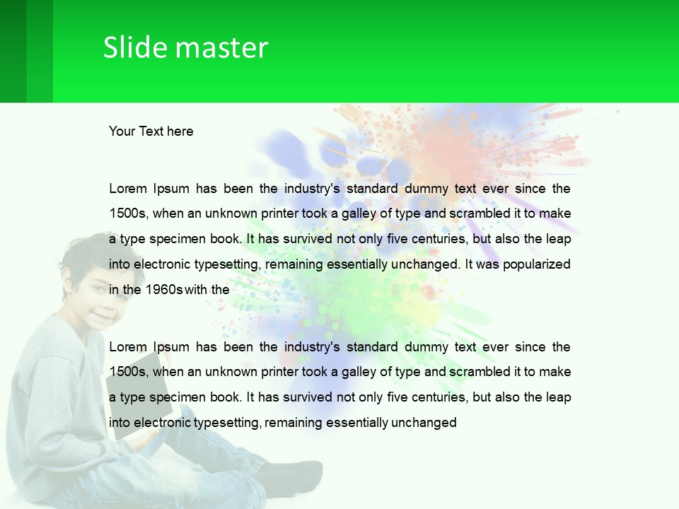 Calm Older Family PowerPoint Template