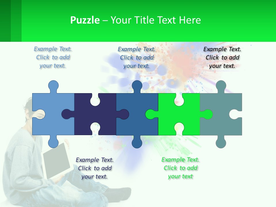 Calm Older Family PowerPoint Template