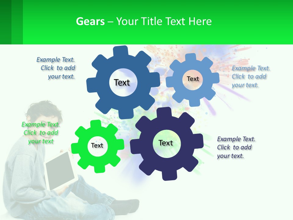 Calm Older Family PowerPoint Template