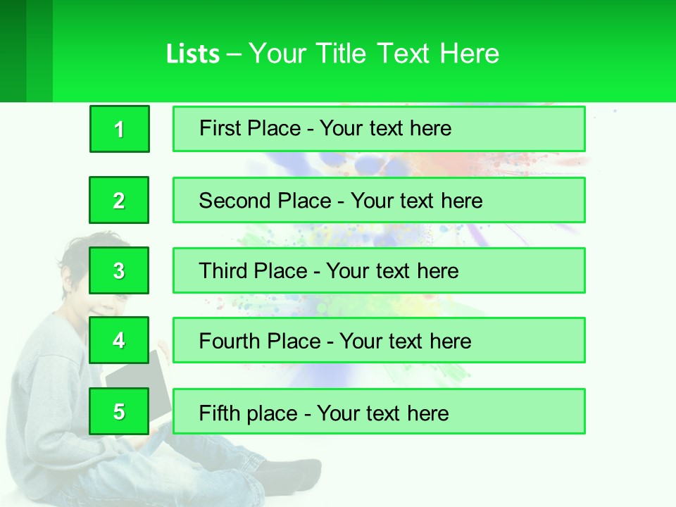 Calm Older Family PowerPoint Template