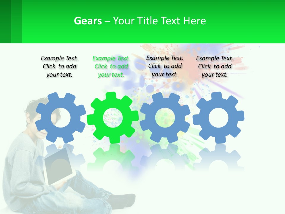 Calm Older Family PowerPoint Template