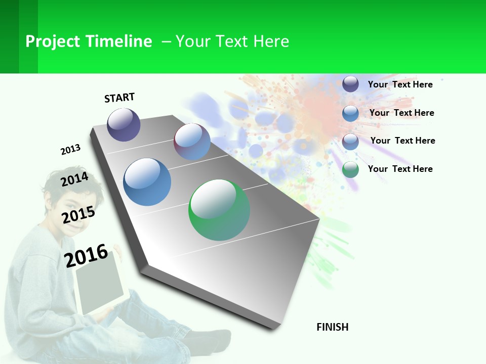 Calm Older Family PowerPoint Template