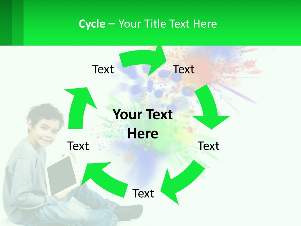 Calm Older Family PowerPoint Template