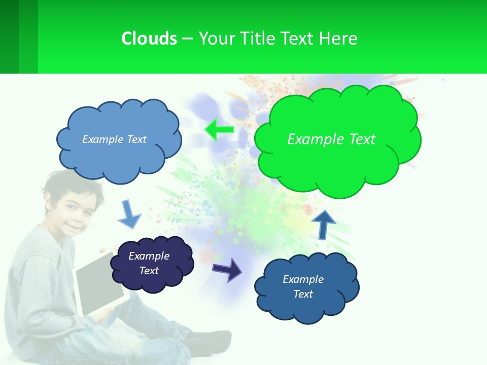 Calm Older Family PowerPoint Template