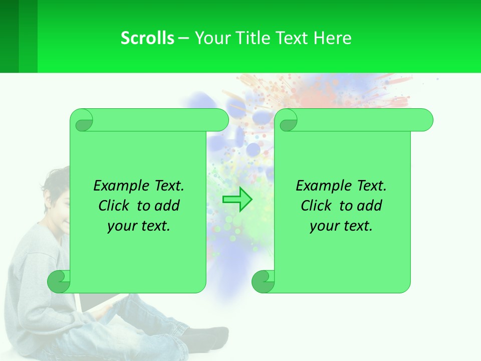 Calm Older Family PowerPoint Template
