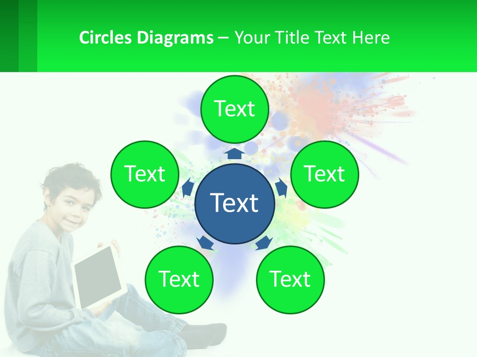 Calm Older Family PowerPoint Template