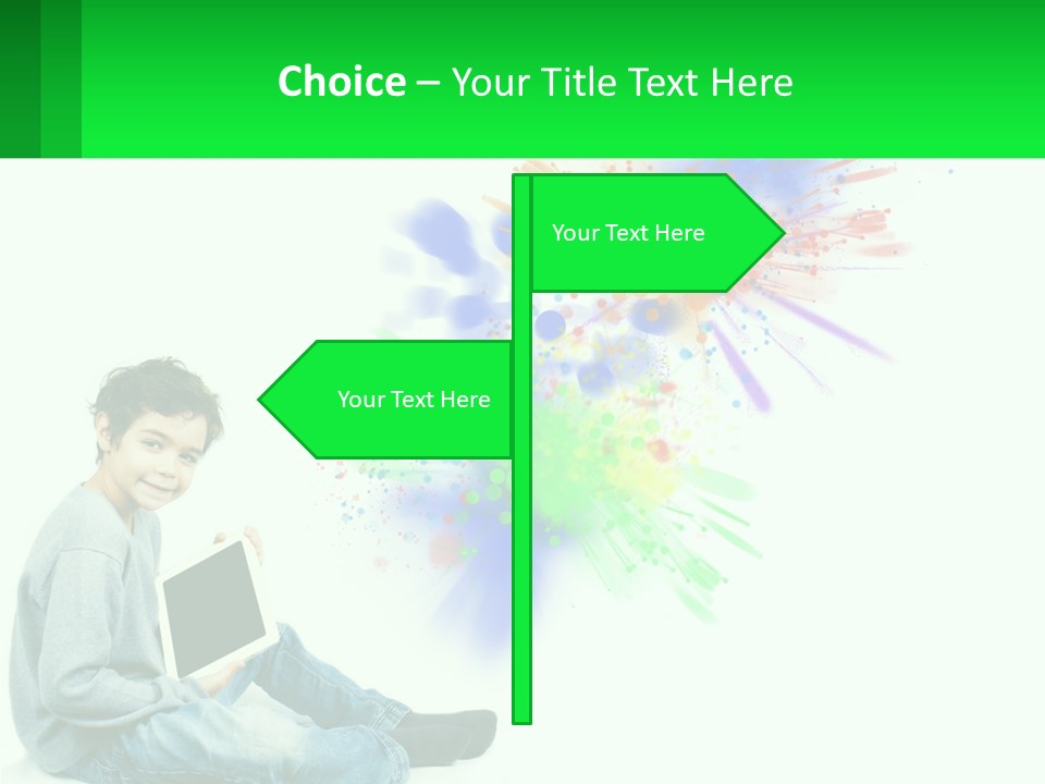 Calm Older Family PowerPoint Template