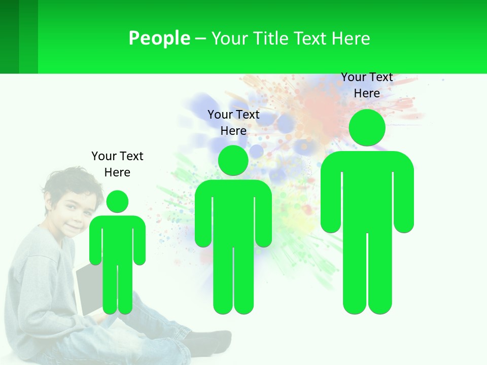 Calm Older Family PowerPoint Template