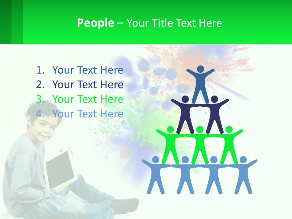 Calm Older Family PowerPoint Template