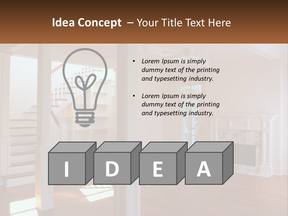 Beach Sad Sand PowerPoint Template