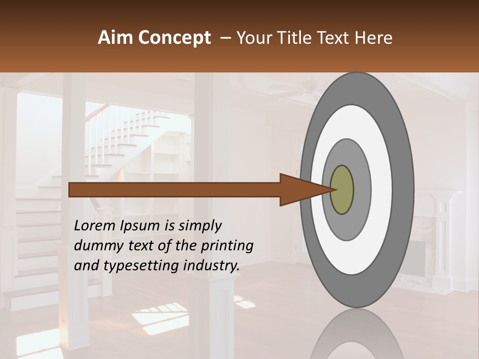 Beach Sad Sand PowerPoint Template