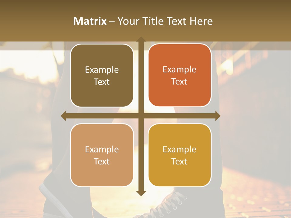 Parent Elderly Daughter PowerPoint Template