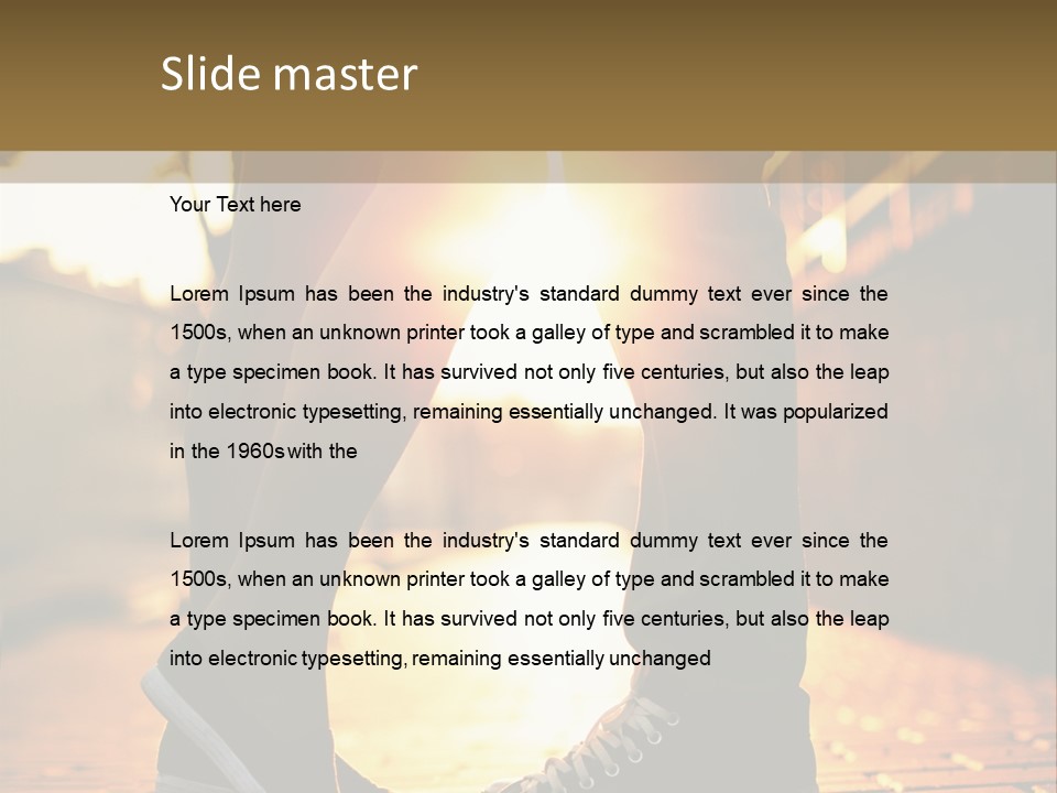 Parent Elderly Daughter PowerPoint Template