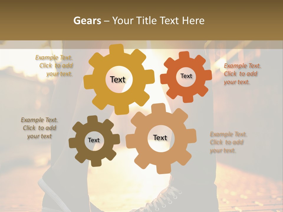 Parent Elderly Daughter PowerPoint Template