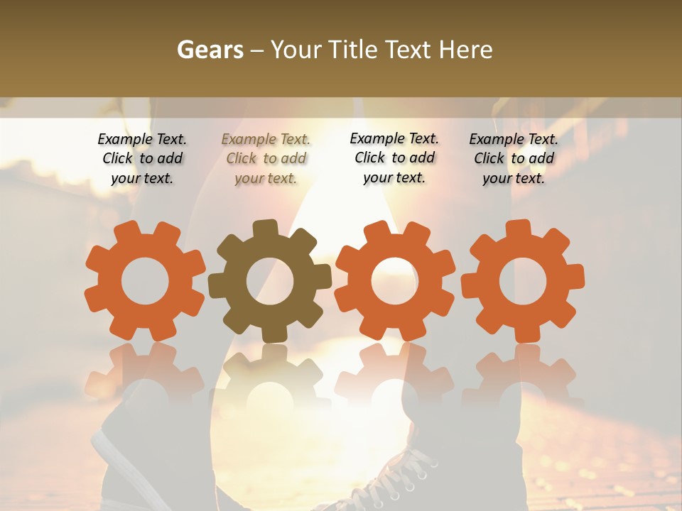 Parent Elderly Daughter PowerPoint Template