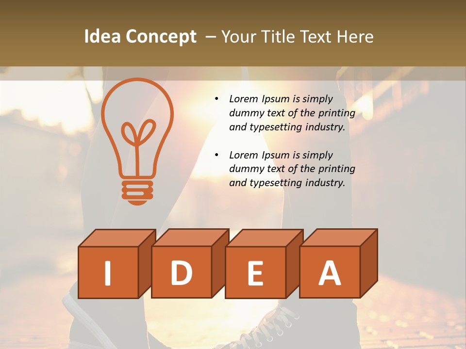 Parent Elderly Daughter PowerPoint Template