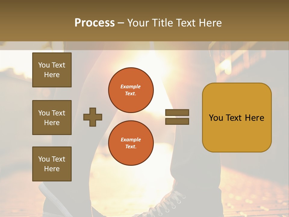 Parent Elderly Daughter PowerPoint Template