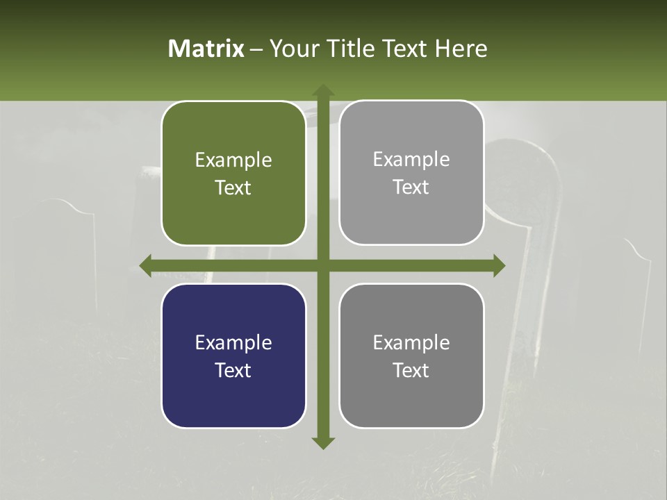 Woman Old Daughter PowerPoint Template