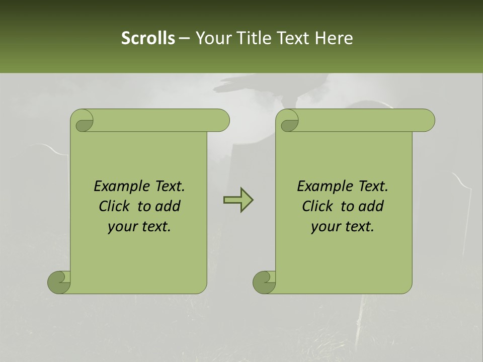 Woman Old Daughter PowerPoint Template