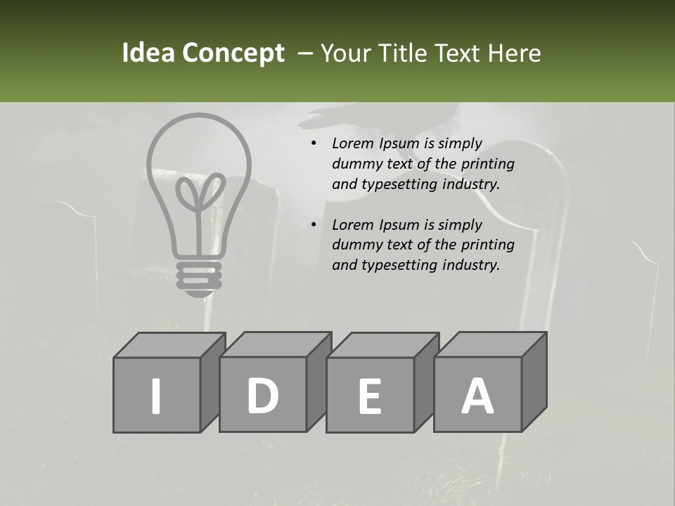 Woman Old Daughter PowerPoint Template